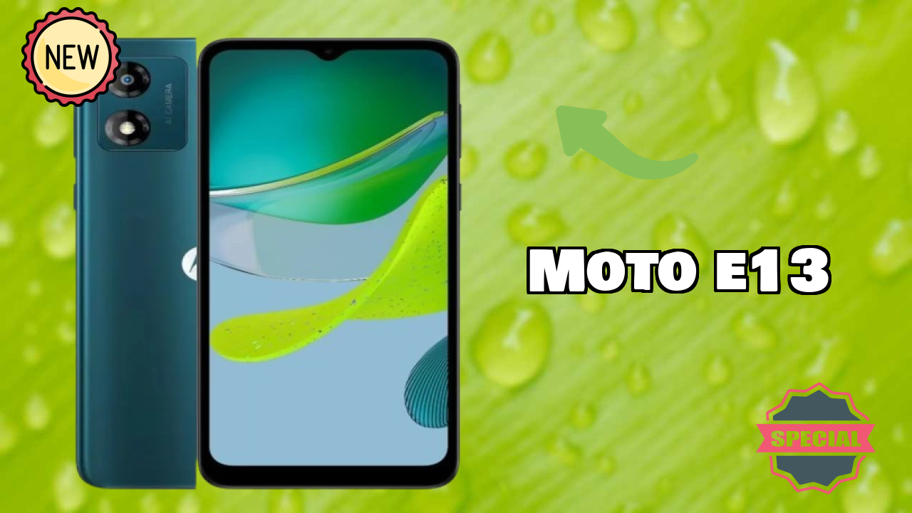 Moto E13 at ₹5,999 - Complete Specifications List