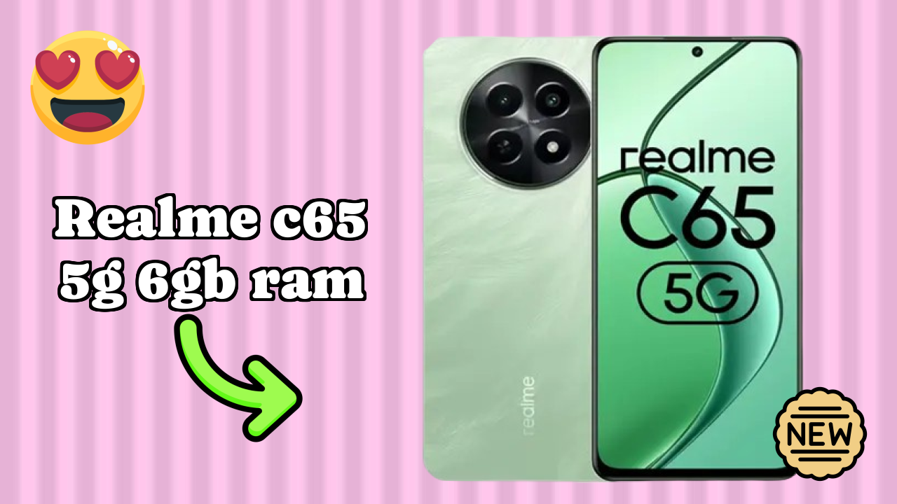Realme C65 5G 6GB RAM Display Size: 6.67 Inches (16.94 Cm) Screen Review