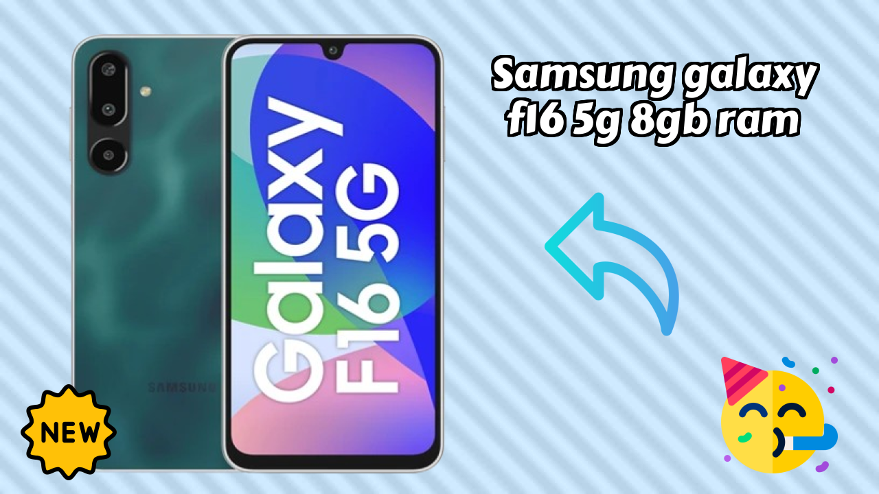 Samsung Galaxy F16 5G 8GB RAM Display Size: 6.7 Inches (17.02 Cm) Screen Quality