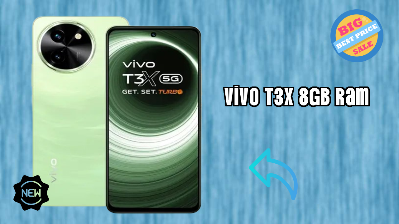 Vivo T3x 8GB RAM at ₹15,499 - Best Features Highlighted